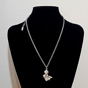 Silvertone Aquarius Necklace ♒️